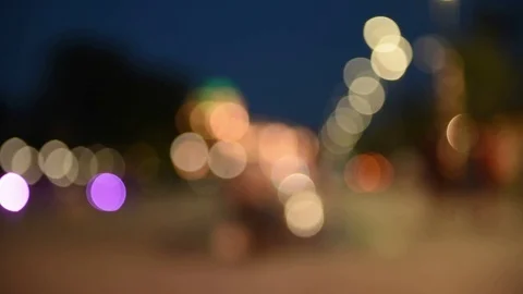 City lights blurred background1 Stock Footage 83143804