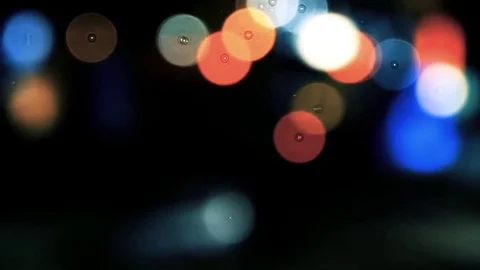City Lights Bokeh Video stock 70654452