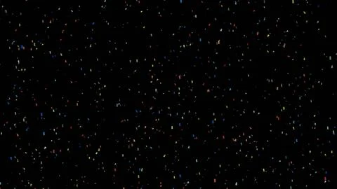 City lights create a pattern in monochrome sky, like stars flying in darkness Stock Photos