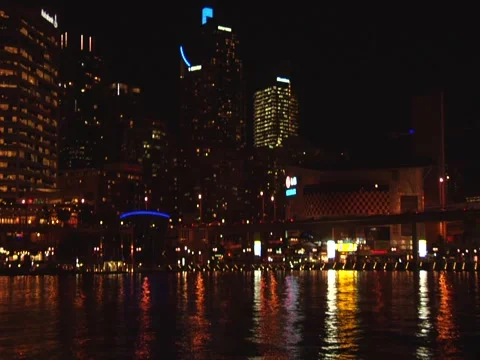 City Lights Stock Footage 981678