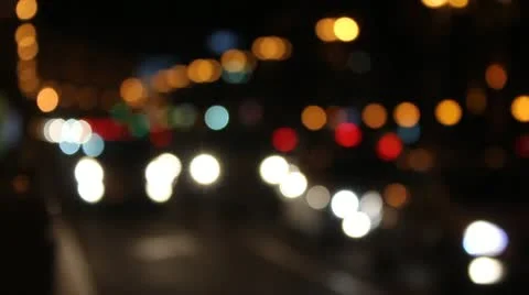 City lights Video stock 12428341