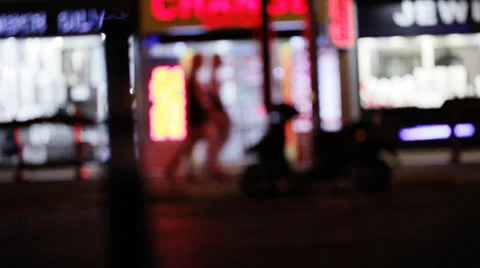 City Lights Stock Footage 26240443