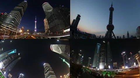 City lights Stock Footage 45671797