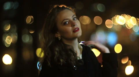 City lights Stock Footage 48488821