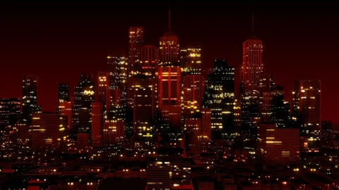 City Lights Stock Footage 109481662