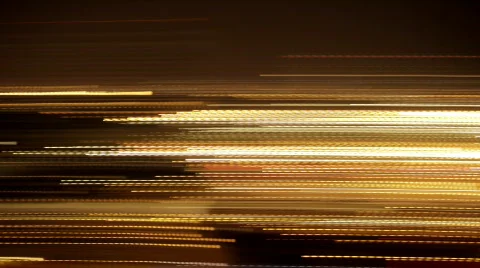 City lights neon night urban abstract Stock Footage