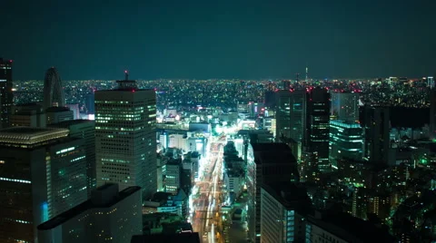 City lights at night Stock-Footage 41450824