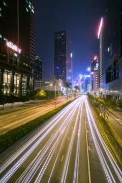 City lights Stock Photos