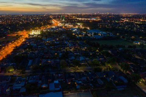 City lights Stock Photos