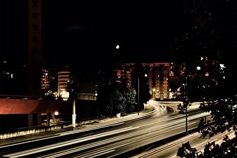 City lights Stock Photos