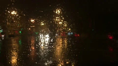 City Lights Rain Vidéo 150953530