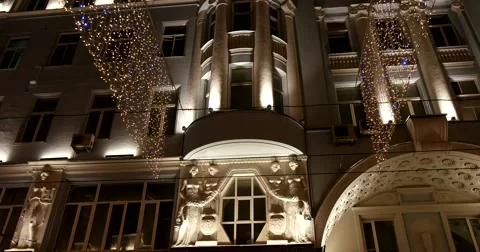 City lights so tempting Windows that Shine in the night Vidéo 67731907