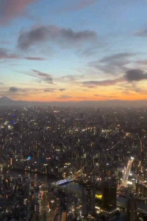 City lights sparkle. Stock Footage 320284965