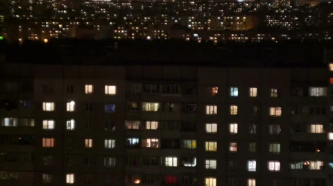 City Lights, timelapse Stock-Footage 57356682