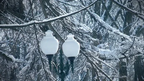 City lights in winter Video stock 71471959