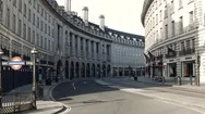 City Lockdown - Empty Regent Street At Covid-19 Stock Footage