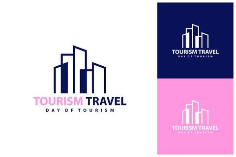 City logo vector template, Creative skyline logo design concepts Stock Illustration