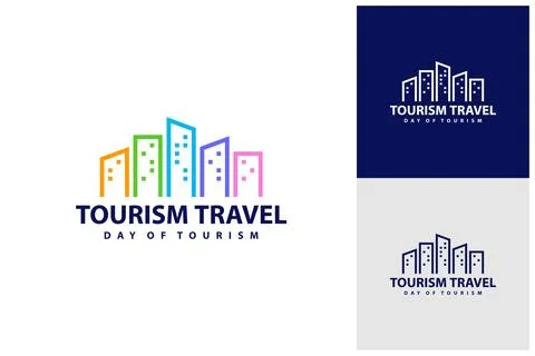 City logo vector template, Creative skyline logo design concepts Stock Illustration