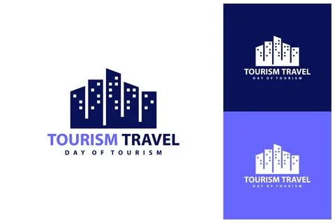 City logo vector template, Creative skyline logo design concepts Stock Illustration