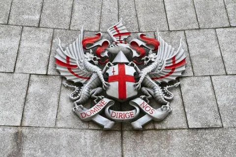 The City of London Crest Stock Photos