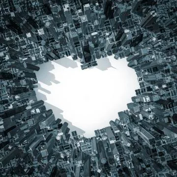 City of love 2 Illustrazione stock
