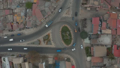 City Of Luanda, Drone Point of View Stock Footage 322020222
