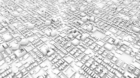 City map 3d Stock Illustration