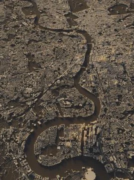 City map. 3d map of. city from above 3d illustration. Vertical poster map. Illustrazione stock