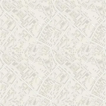 City map abstract seamless pattern vector background Illustrazione stock