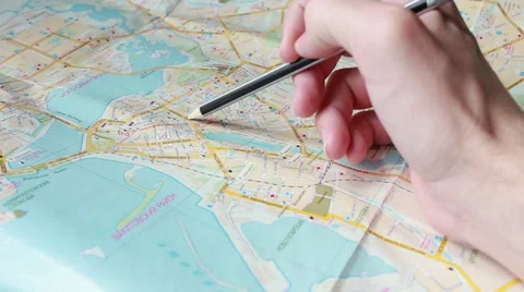 City map 動画素材 62854368