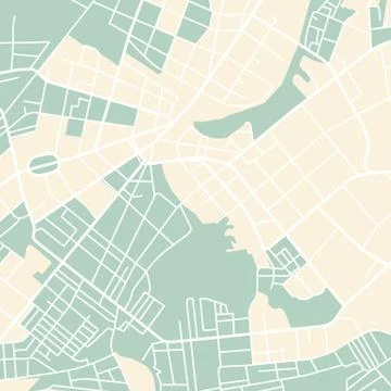 City map Stock Illustration