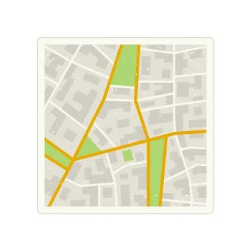 City Map Illustrazione stock