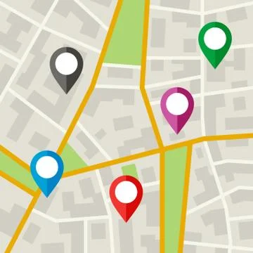 City Map Stock Illustration