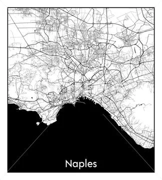 City Map Naples Italy Europe vector illustration Illustration #245031252