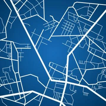 City map navigation Illustrazione stock