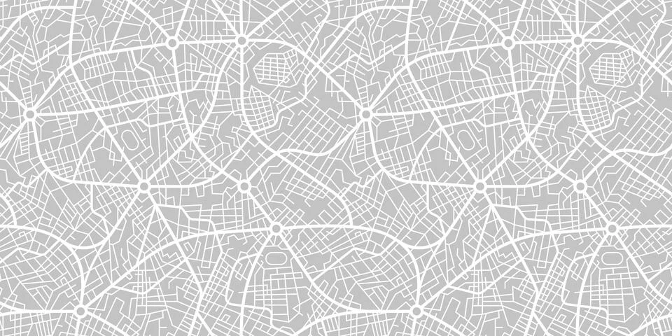 City map plan pattern, road and streets background Ilustración de archivo