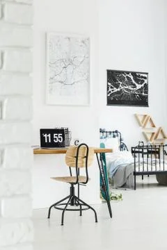 City map posters Stock-Fotos