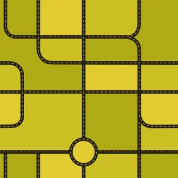 City map seamless pattern イラスト素材