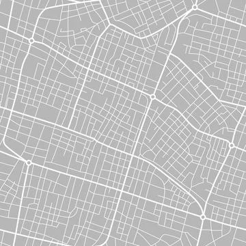 City map seamless pattern, town plan with streets Ilustración de archivo
