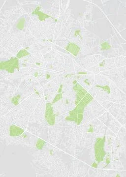 City map Sofia, color detailed plan, vector illustration Stock-Illustration