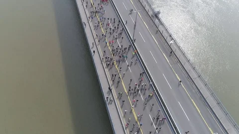 City marathon Stock Footage 75574891