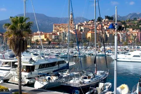 City of menton Stock Photos