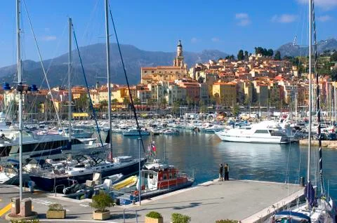 City of menton Stock Photos