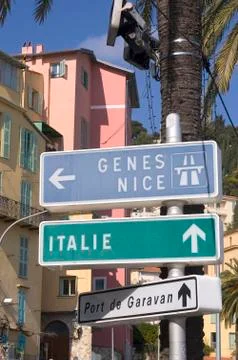 City of menton Stock Photos