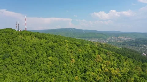 City of metallurgists Asha. General plan from above. Aerovideo Stock Footage 149727804