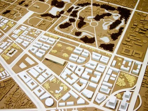 City model Stock Photos