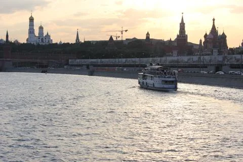 The city of Moscow from different points of view, Moscova, Red Square 写真素材