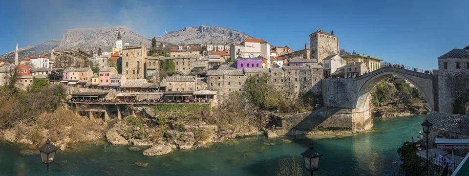 City of Mostar, Bosnia & Herzegovina Stock Photos