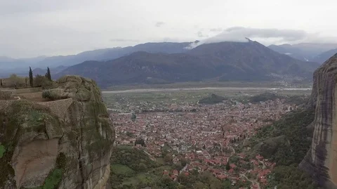 City in the Mountains 1 Stock Footage 122241462
