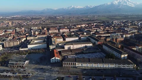 A city with mountains in the background Stock Footage 328615559